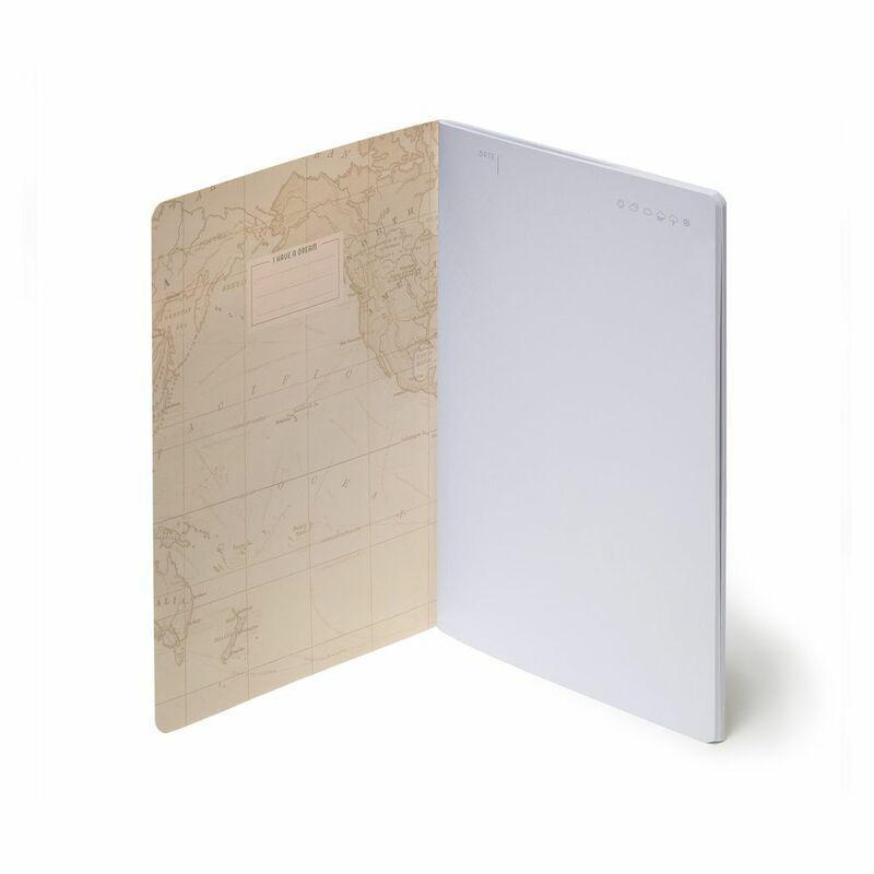 Legami Notebook Medium Plain - Travel, , medium