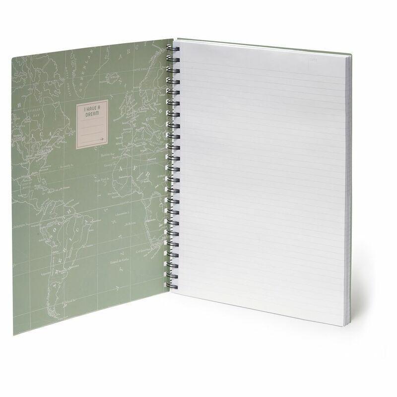 Legami Trio - 3 In 1 Notebook With Spiral - A4 - Travel, , medium