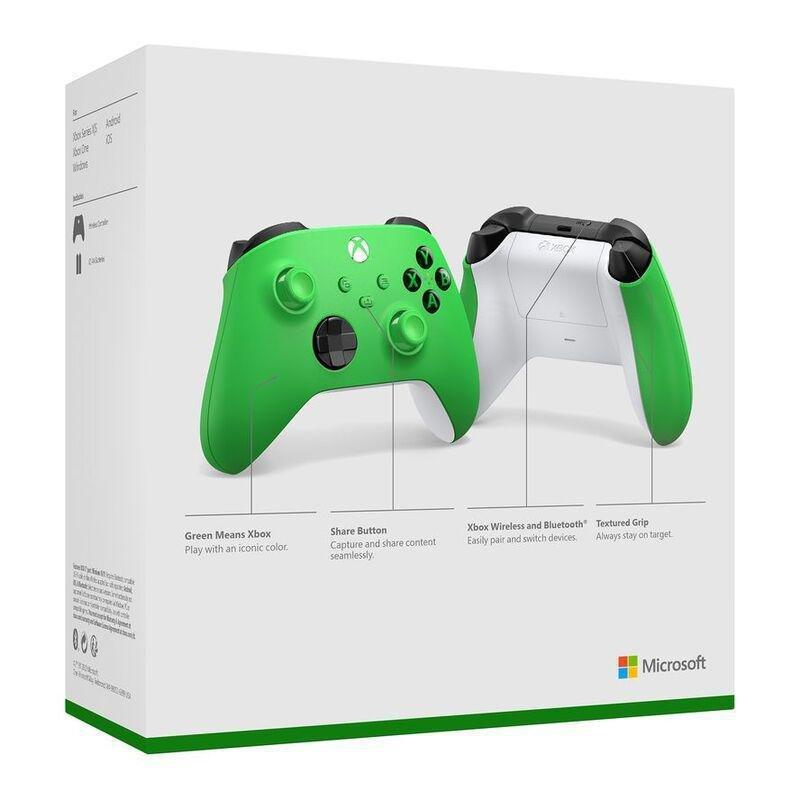 MICROSOFT - Microsoft Wireless Controller - Velocity Green For Xbox Series X/S/One