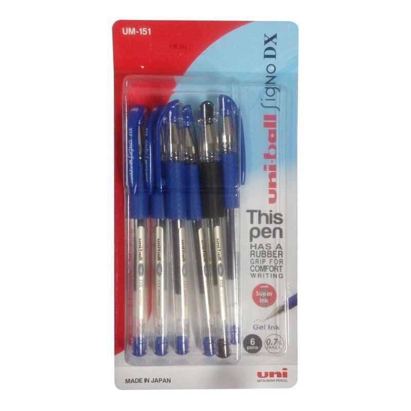 Uni Ball Signo Dx Gel Pen 0.7 (Pack of 6), , large image number 0