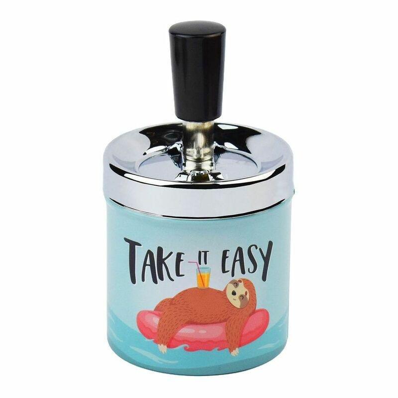 Legami Shake Your Butts - Push Button Ashtray - Sloth, , medium