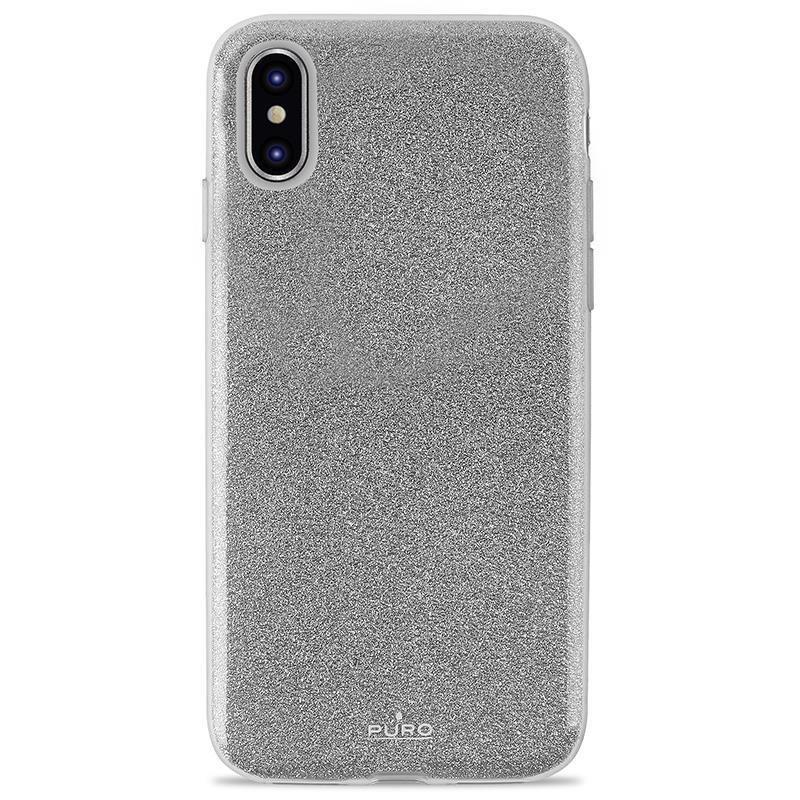 Puro Shine Pc/Tpu Case Silver for iPhone X, , large image number 1
