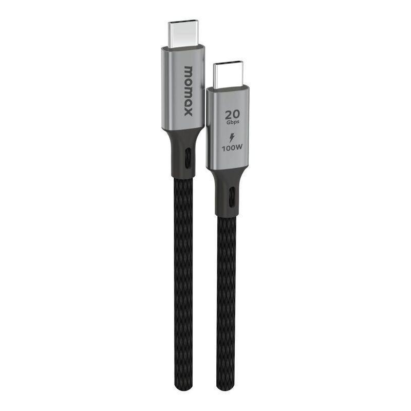 Momax Elite 100W USB-C To USB-C 3.2 Gen 2X2 20Gbps Cable 2m - Black, , large image number 0