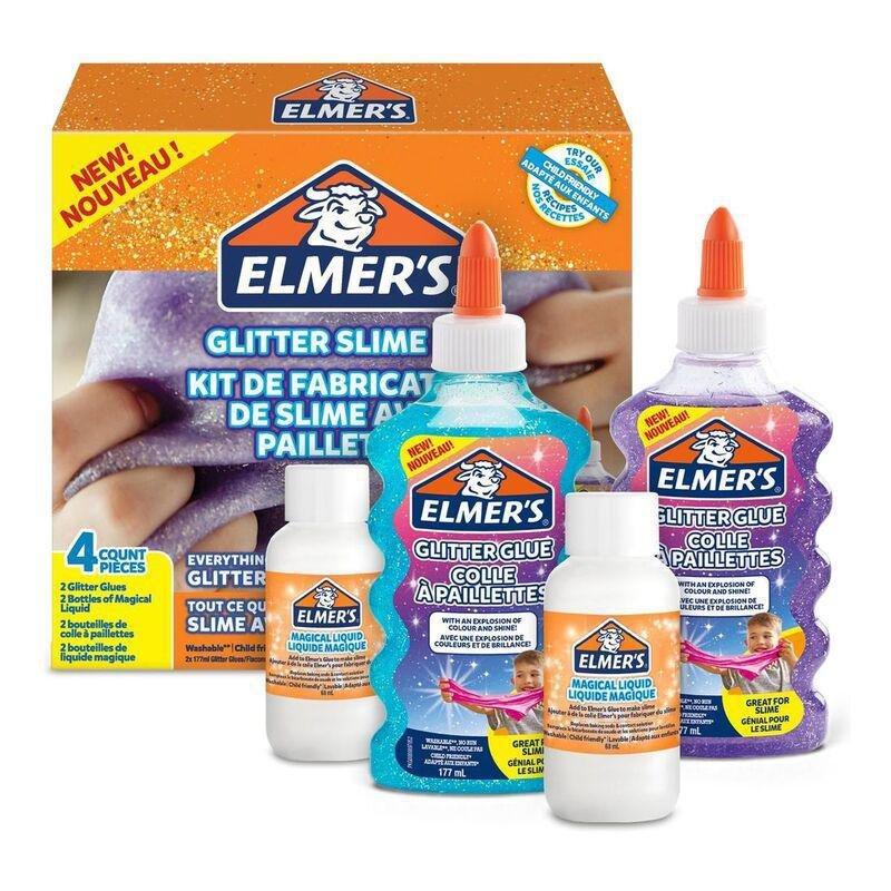 Elmer's Slime Kit Glitter - Purple, , large image number 0