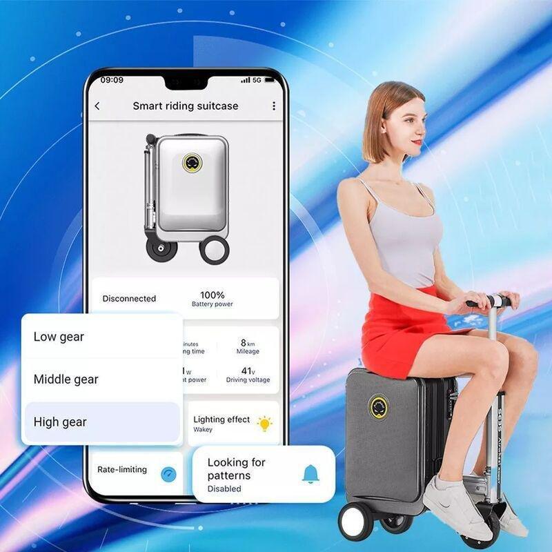 Airwheel SE3S Rideable Suitcase Electric Luggage Scooter Carry-On - Pink, , large image number 3