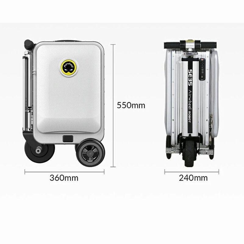 Airwheel SE3S Rideable Suitcase Electric Luggage Scooter Carry-On - Pink, , large image number 2