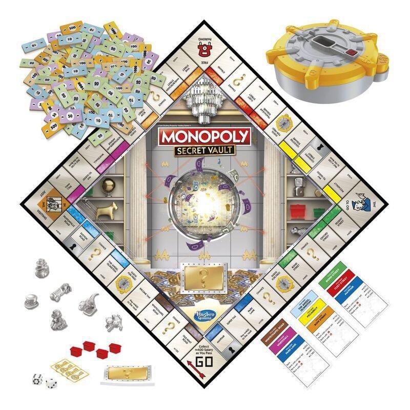 Hasbro Gaming Monopoly Secret Vault Board Game F5023, , large image number 1