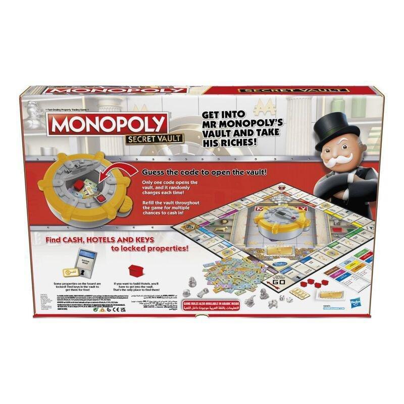 Hasbro Gaming Monopoly Secret Vault Board Game F5023, , large image number 3