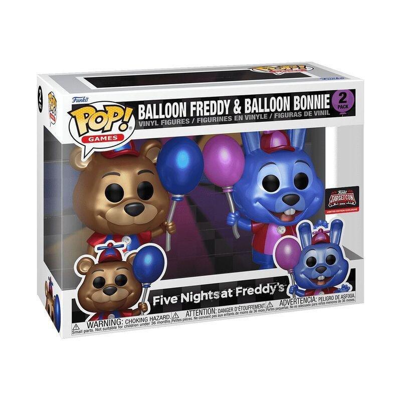 Funko Pop! Games Five Night At Freddy's Balloon Bonnie And Balloon Freddy Metallic Vinyl Figure (Set Of 2), , large image number 1