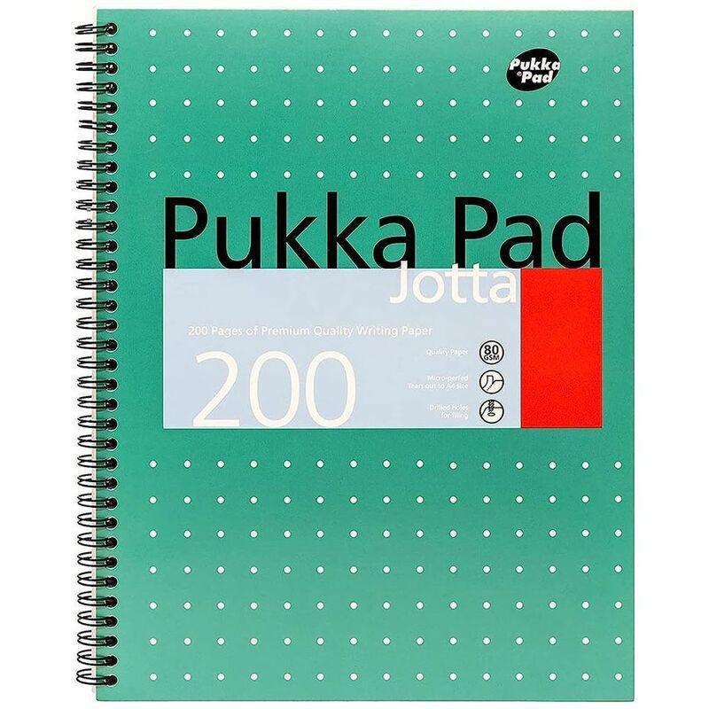 Pukka Pad Metallic Jotta A4 Ruled Notebook 200 Pages, , large image number 0