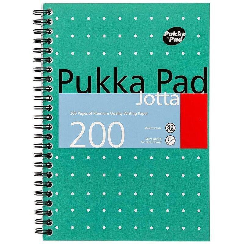 Pukka Pad Metallic Jotta A5 Ruled Notebook 200 Pages, , large image number 0