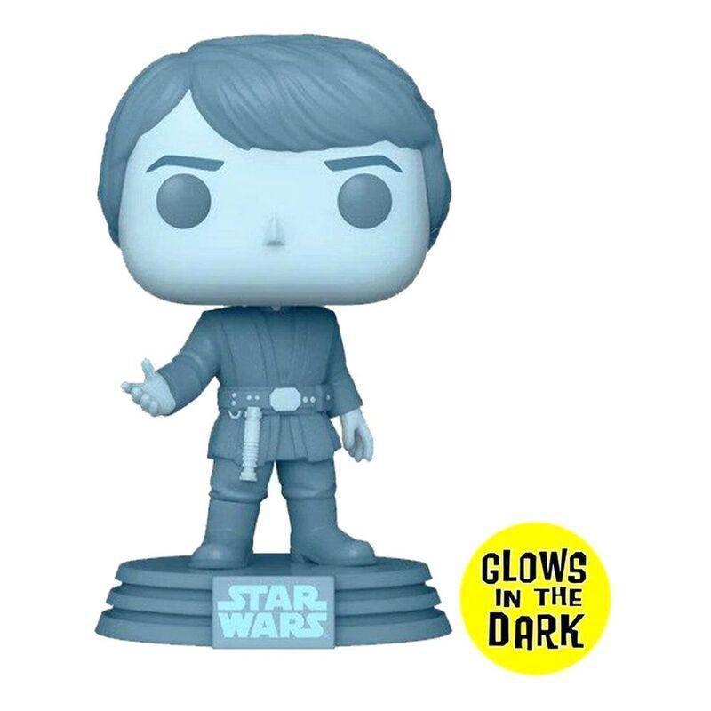 Funko Pop! Star Wars Return Of The Jedi Holographic Luke Skywalker Glow In The Dark Exclusive Vinyl Figure, , large image number 0