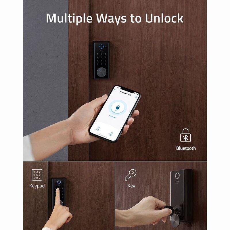 Eufy Security C210 Video Doorbell Lite - Black + Eufy S230 Smart lock Wi-Fi (Bundle), , large image number 5