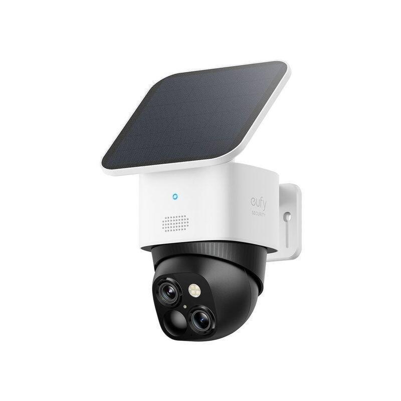 Eufy Security SoloCam S340 Wireless Outdoor Security Camera with Dual Lens and Solar Panel - Black/White, , large image number 0