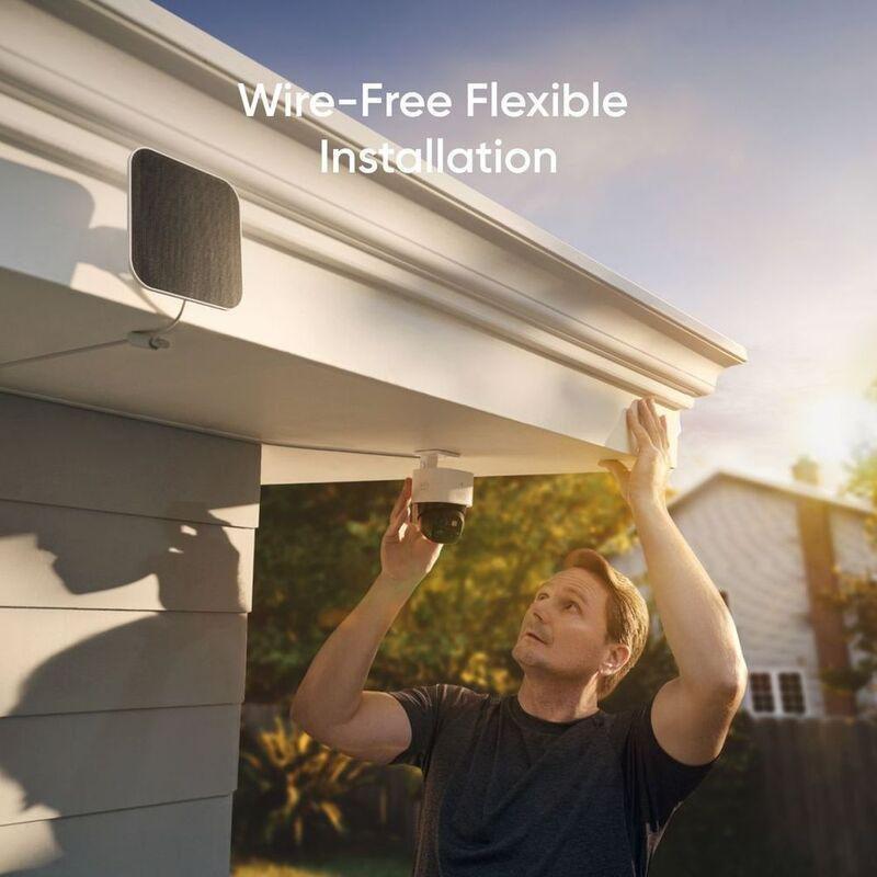 Eufy Security SoloCam S340 Wireless Outdoor Security Camera with Dual Lens and Solar Panel - Black/White, , large image number 3