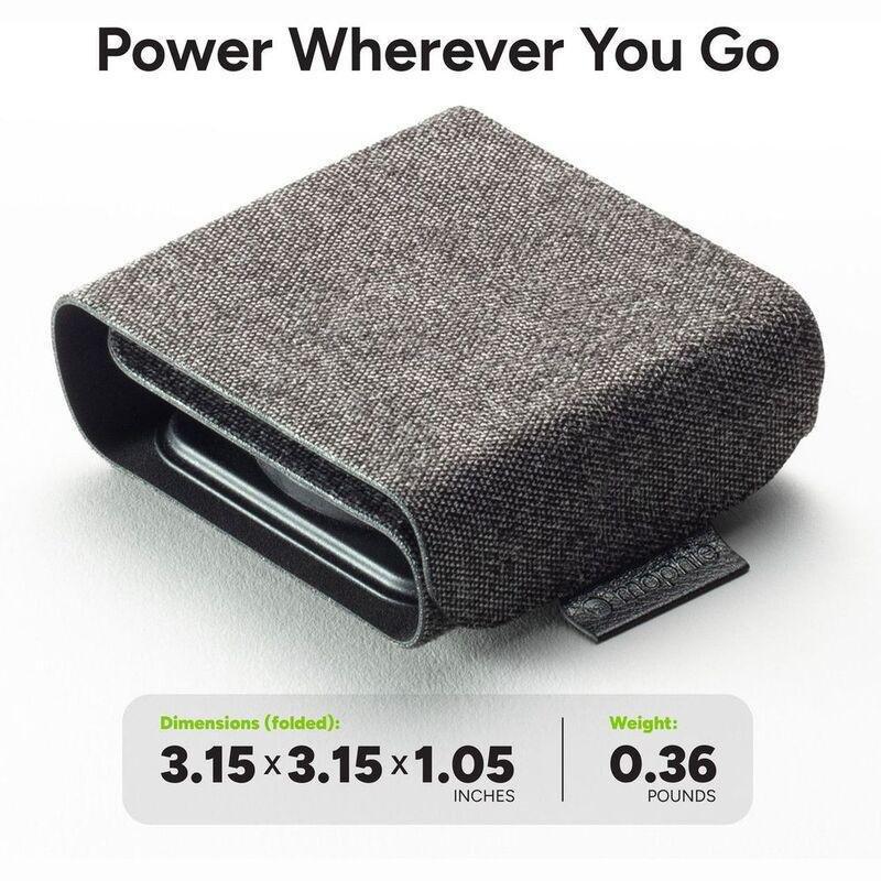 Mophie 3-in-1 Travel Charging Pad with MagSafe - Black, , large image number 2