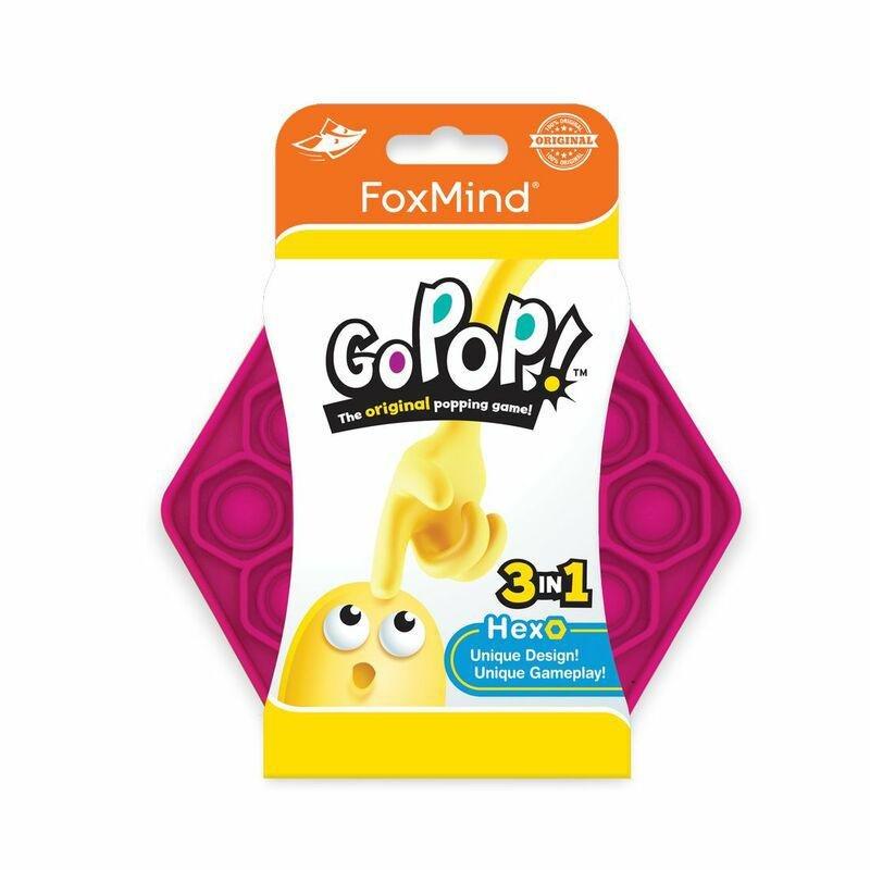 Foxmind Games Go Pop! Hexo Popping Game - Magenta, , large image number 0