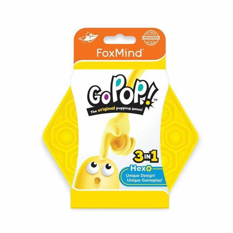 Foxmind Games Go Pop! Hexo Popping Game - Yellow, , large image number 0