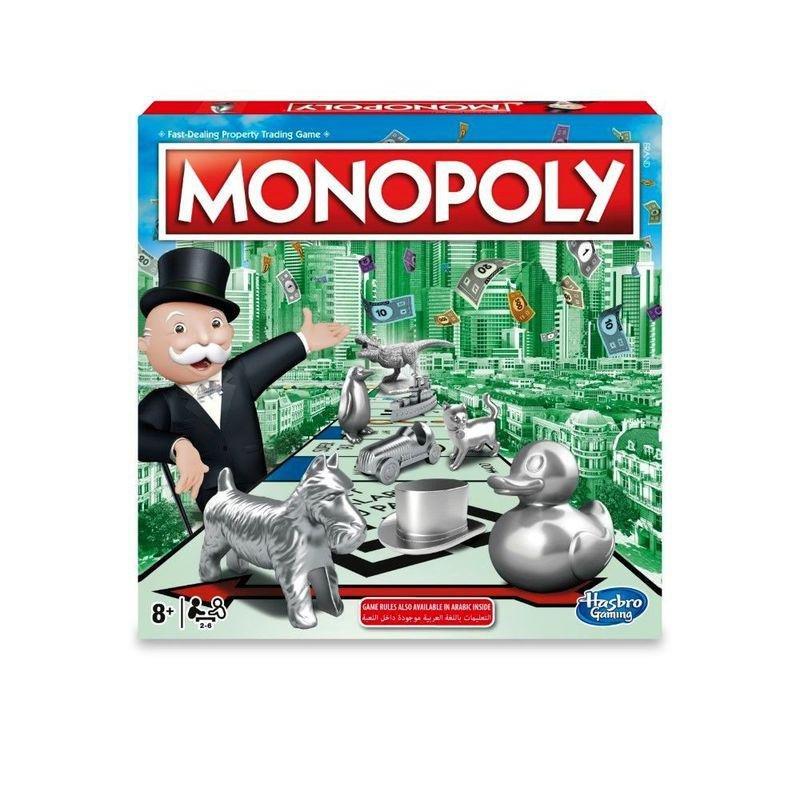Hasbro Classic Monopoly Board Game (Mena), , large image number 0