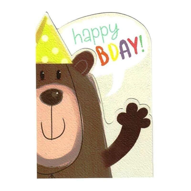Hallmark Happy Bday Greeting Card (138 x 202mm), , medium
