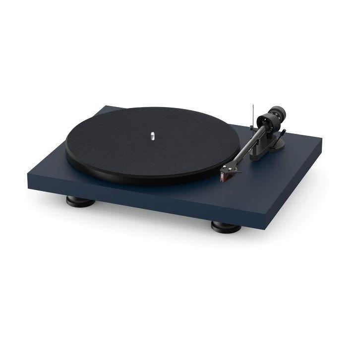 PRO-JECT AUDIO SYSTEMS - Pro-Ject Debut Carbon Evo Belt-Drive Turntable with Ortofon 2M Red - Satin Blue