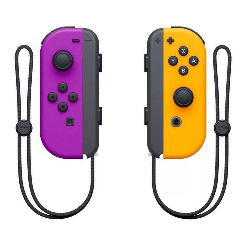 Nintendo Switch Joy-Con Controller Pair - Neon Purple/Orange, , large image number 1