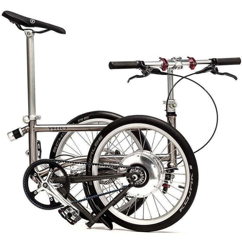 Vello E-bike Folding Bike+ Automatic - Titanium Speed Drive - Silver, , large image number 3
