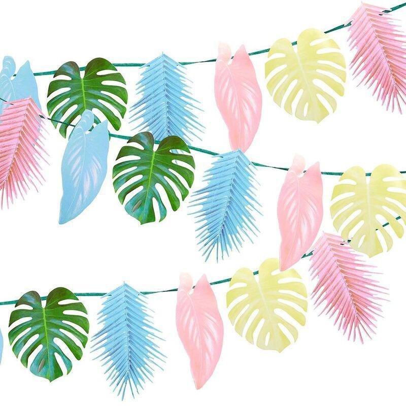Talking Tables Fiesta Multi Colour Palm Leaf Garland 2.6m, , large image number 1