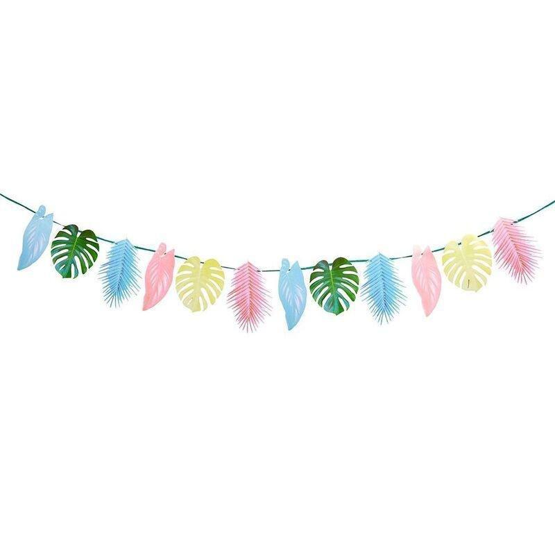Talking Tables Fiesta Multi Colour Palm Leaf Garland 2.6m, , large image number 2