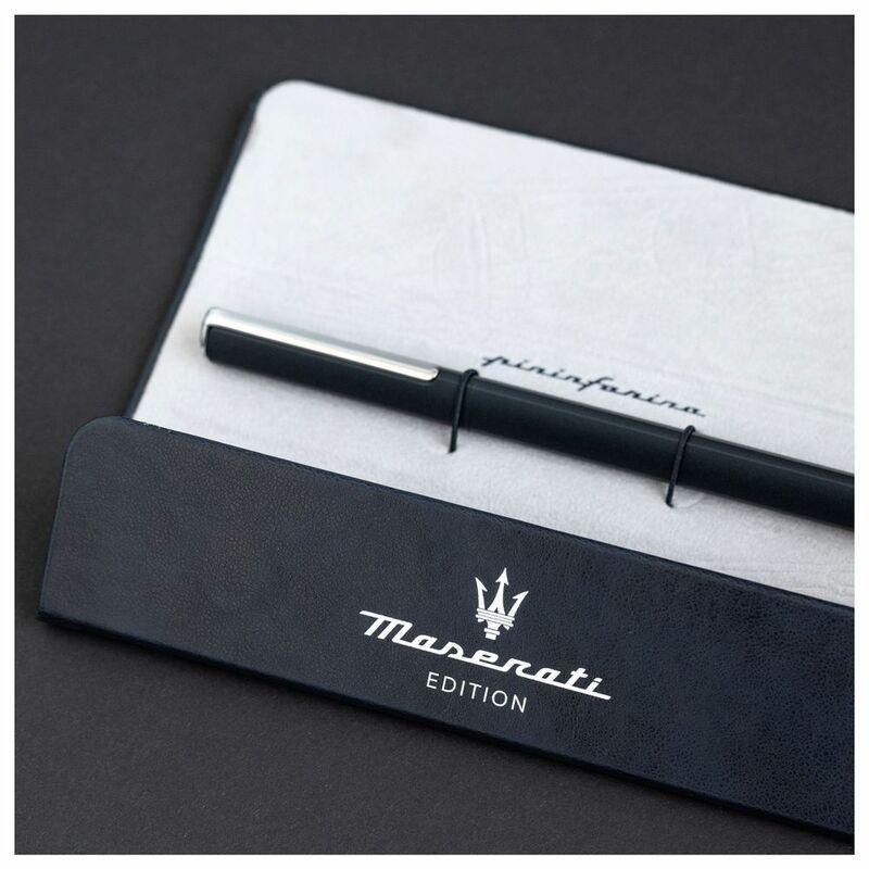 Pininfarina Segno Maserati Edition PF One Fountain Pen Dark Blue/Nib Medium - Schmidt K6 Converter Black Ink, , large image number 2