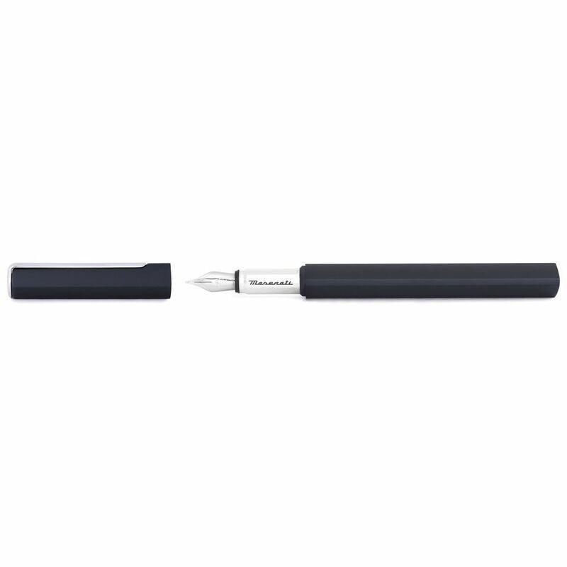 Pininfarina Segno Maserati Edition PF One Fountain Pen Dark Blue/Nib Medium - Schmidt K6 Converter Black Ink, , large image number 7