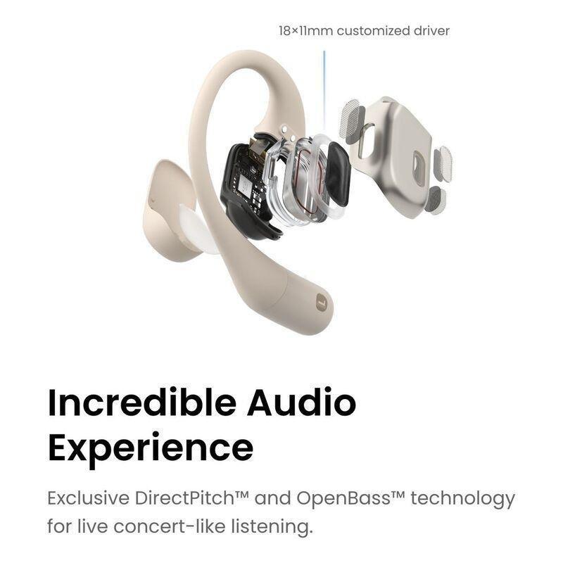SHOKZ OPENFIT True Wireless Earphones - Beige, , medium
