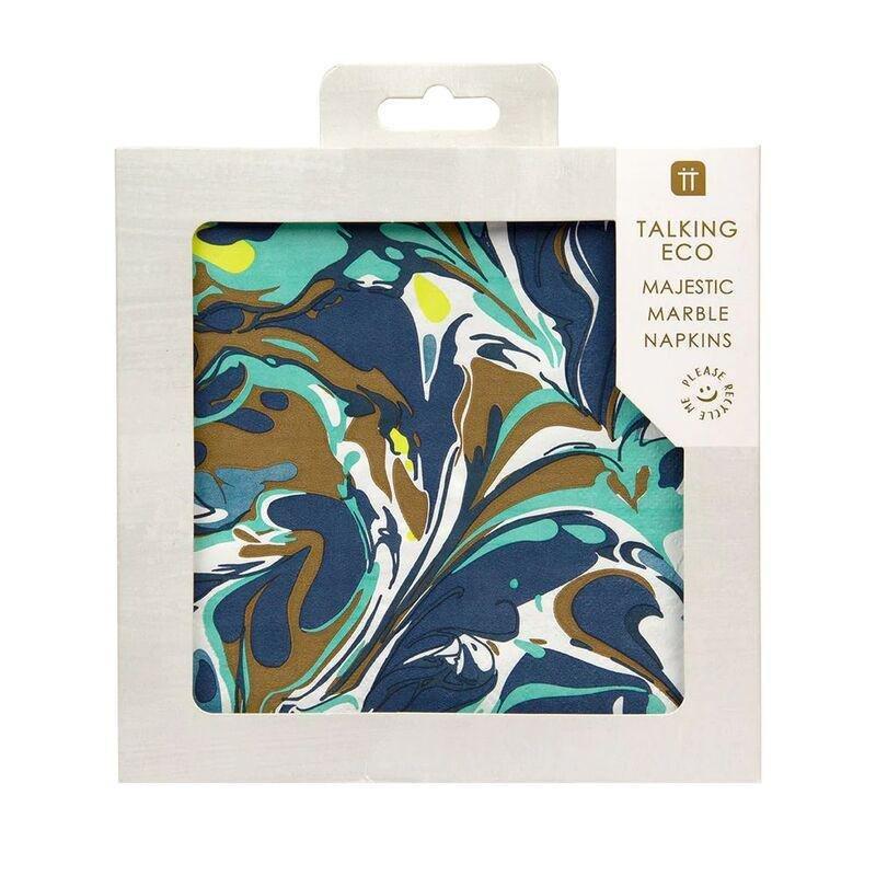 Talking Tables Marble Napkin 33 cm (Pack of 21), , large image number 1
