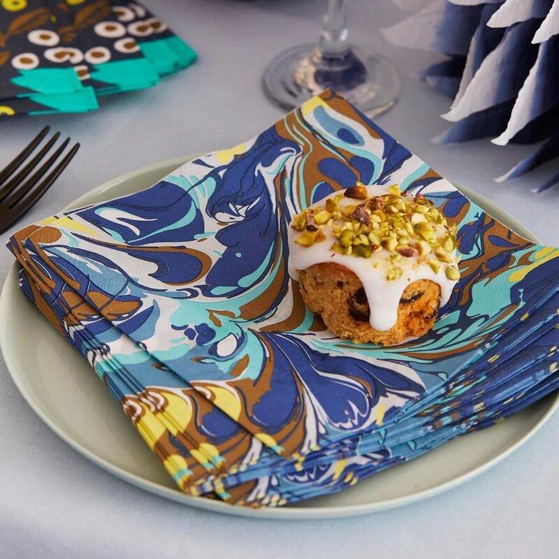 Talking Tables Marble Napkin 33 cm (Pack of 21), , large image number 2