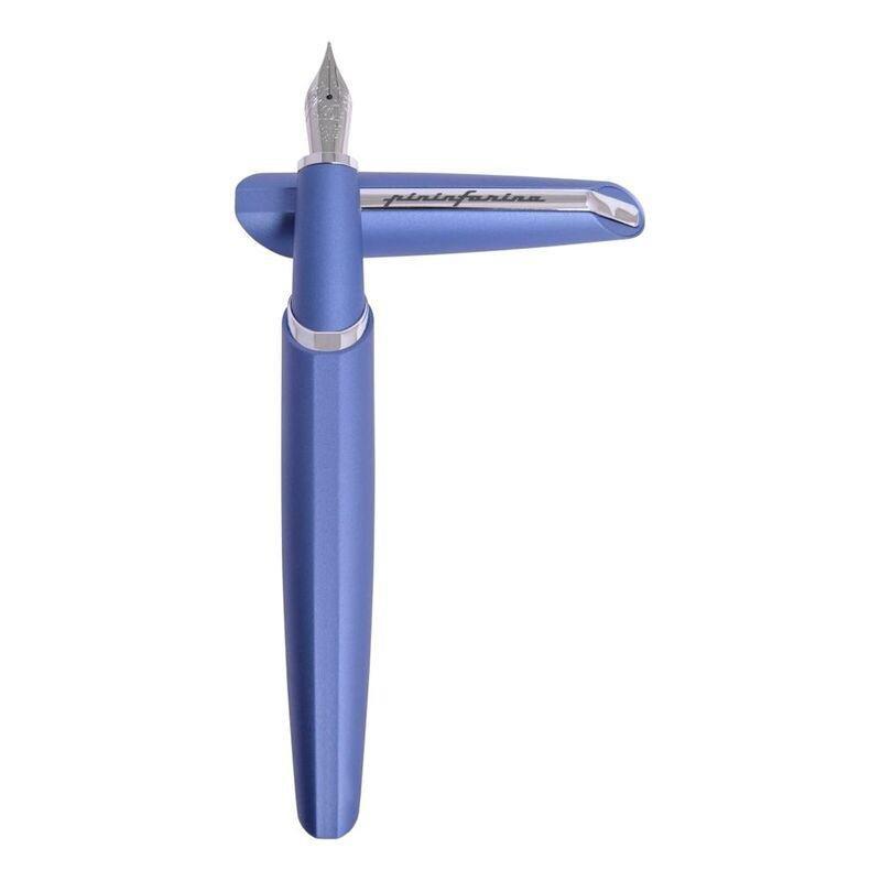Pininfarina Segno Two Fountain Pain Light Blue/Nib M - Schmidt K6 Converter Black Ink, , large image number 1