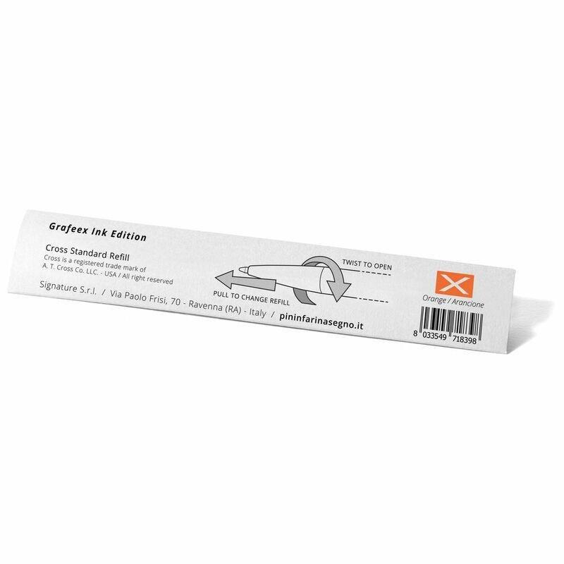 Pininfarina Segno Grafeex Ballpoint - Orange Ballpoint Pen - Cross Refill Black Ink, , large image number 1