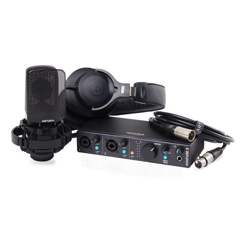 Arturia Minifuse Recording Pack Complete Audio Solution - Black, , medium
