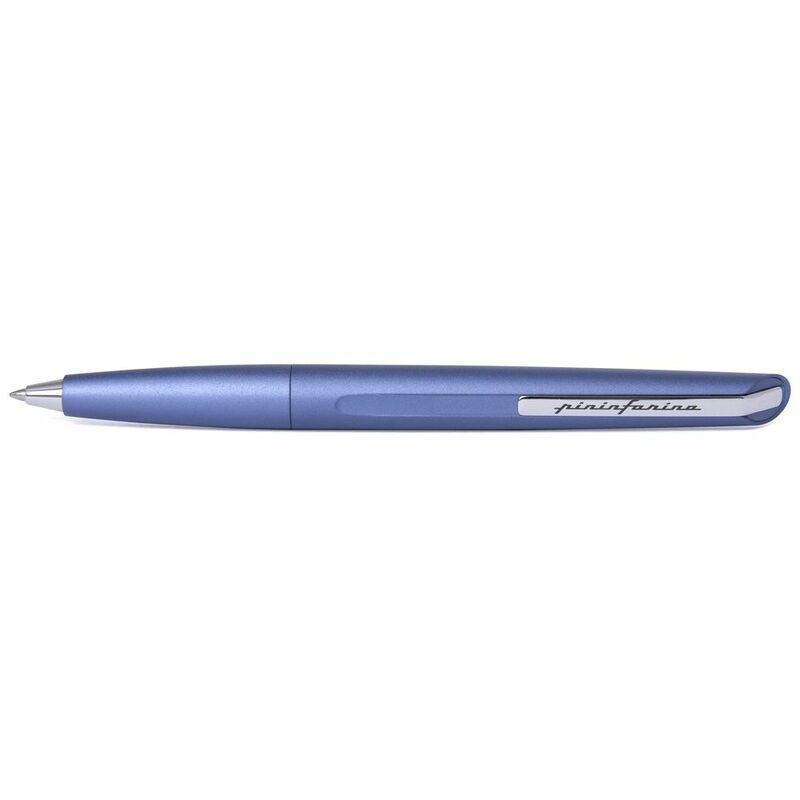 Pininfarina Segno PF Two Ballpoint Light Blue Ballpoint Pen - Schmidt P900M Black Ink, , medium