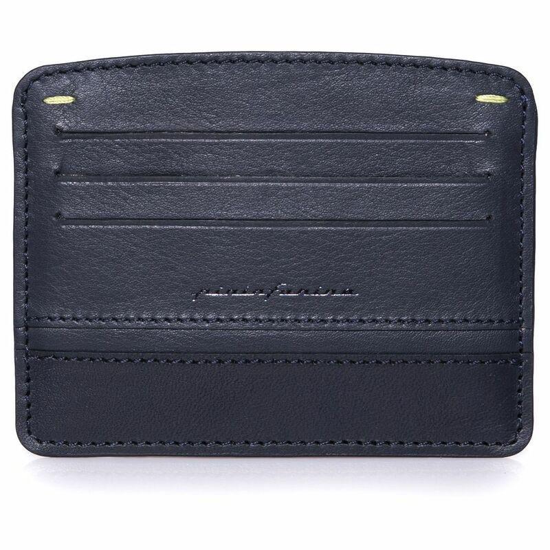 PININFARINA SEGNO - Pininfarina Segno Folio Credit Cards Holder Blue Credit Card Holder