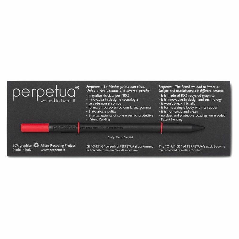 Perpetua Matita 80&#37; Grafite Pencil Red - Zantech, , large image number 0