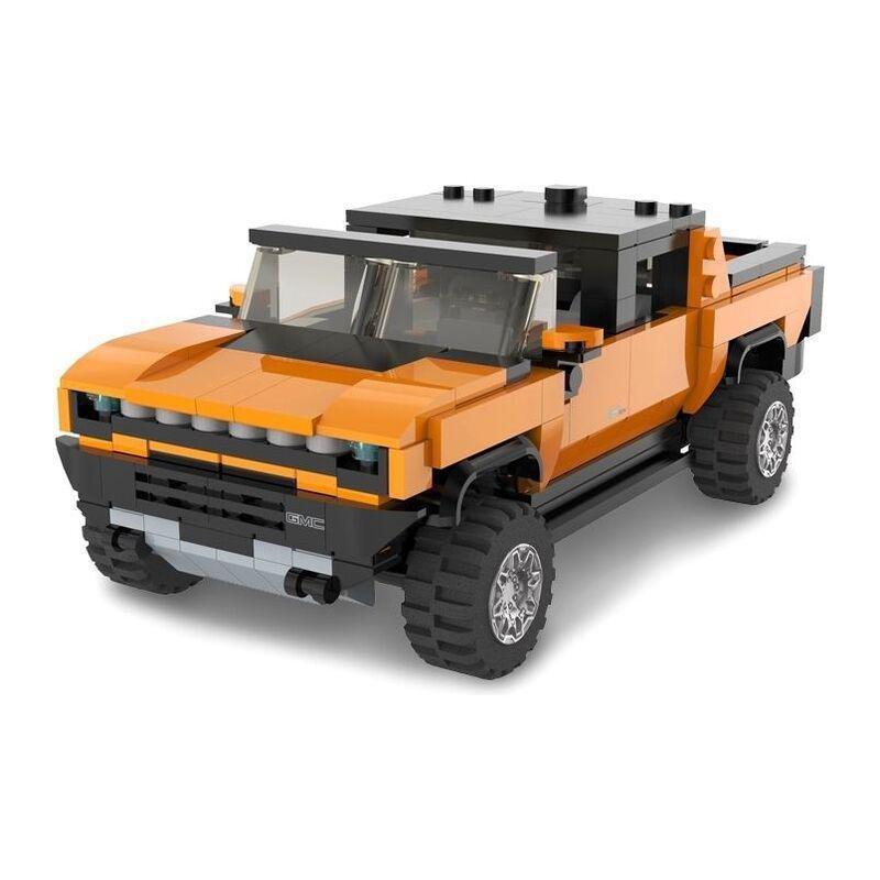 Rastar Hummer EV Assemble R/C Car 1:30 Scale (Assorted - Includes 1) - Orange/Yellow, , large image number 0