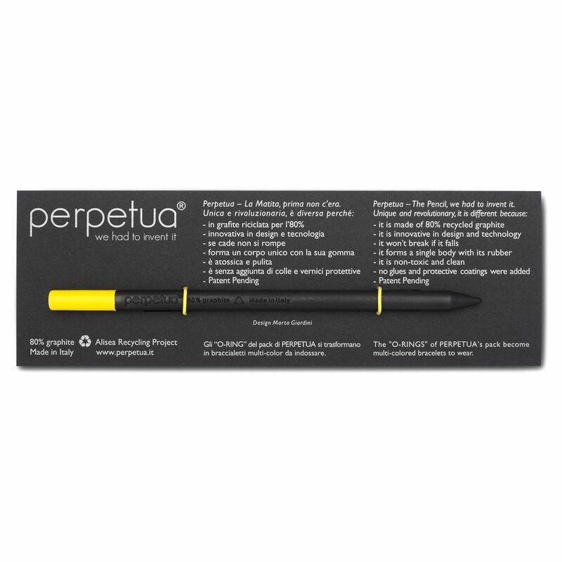 Perpetua Matita 80&#37; Grafite Pencil Yellow - Zantech, , large image number 0