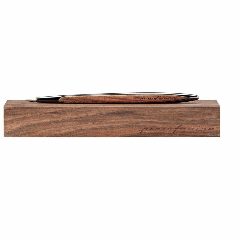 Pininfarina Segno Cambiano Polished Black Walnut Wood Inkless Pen - Ethergraf Metal Alloy, , medium