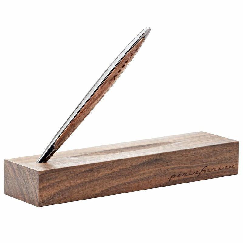 Pininfarina Segno Cambiano Polished Black Walnut Wood Inkless Pen - Ethergraf Metal Alloy, , large image number 1