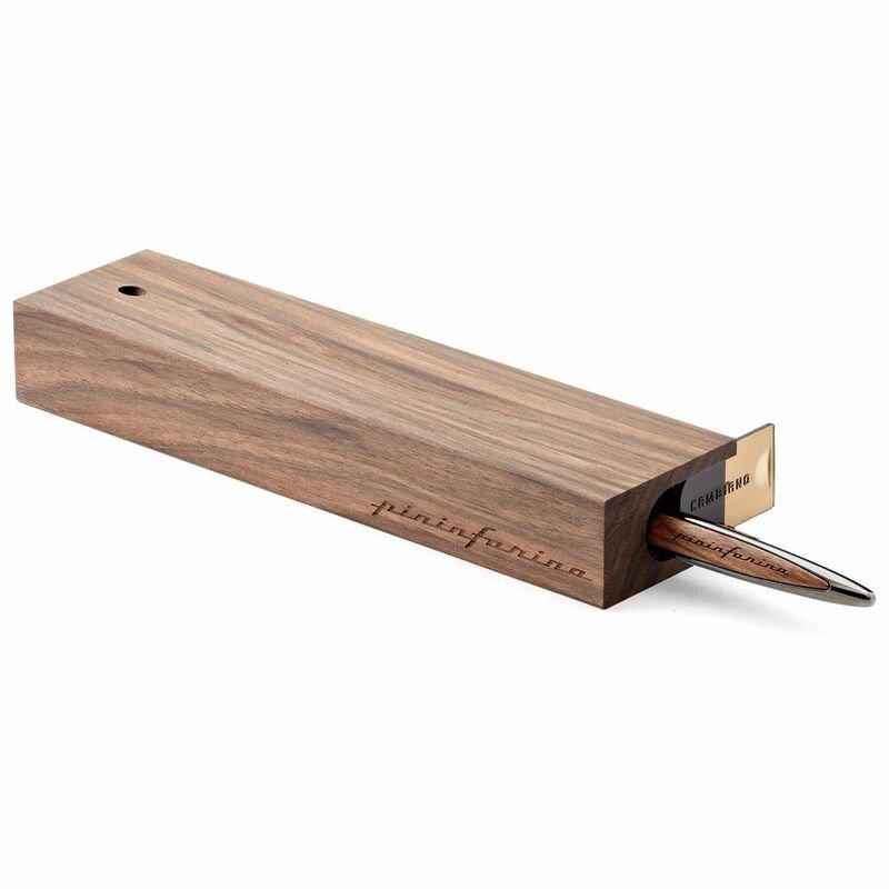 Pininfarina Segno Cambiano Polished Black Walnut Wood Inkless Pen - Ethergraf Metal Alloy, , large image number 2