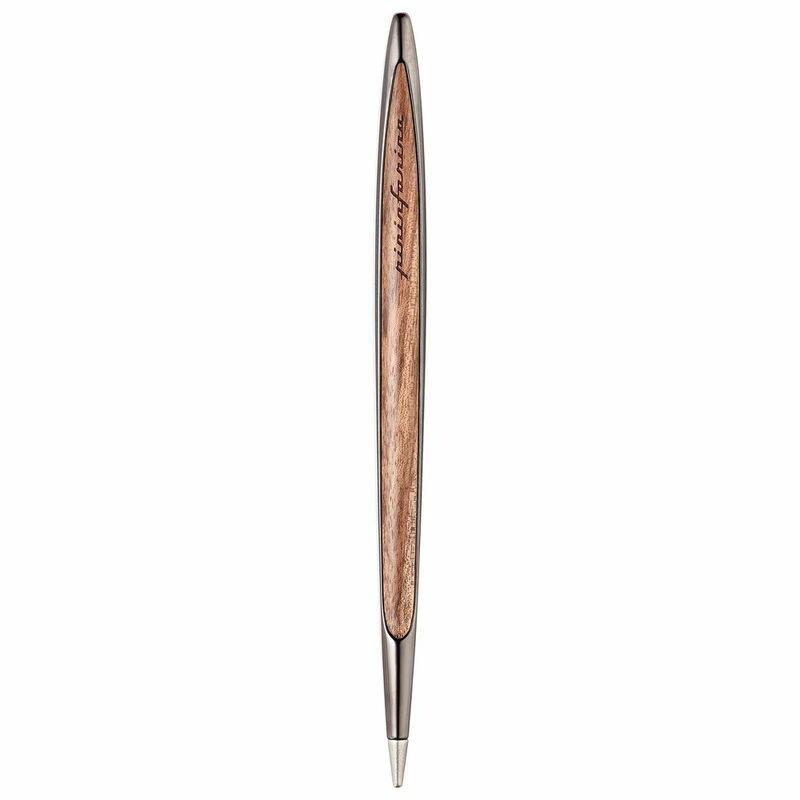 Pininfarina Segno Cambiano Polished Black Walnut Wood Inkless Pen - Ethergraf Metal Alloy, , large image number 4