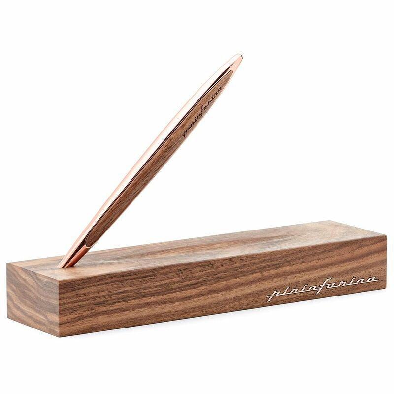 Pininfarina Segno Cambiano Rose Gold Walnut - Gold Edition Inkless Pen - Ethergraf Metal Alloy, , medium