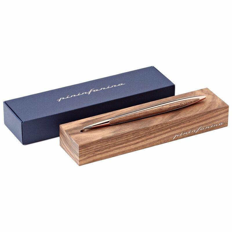 Pininfarina Segno Cambiano Rose Gold Walnut - Gold Edition Inkless Pen - Ethergraf Metal Alloy, , large image number 1