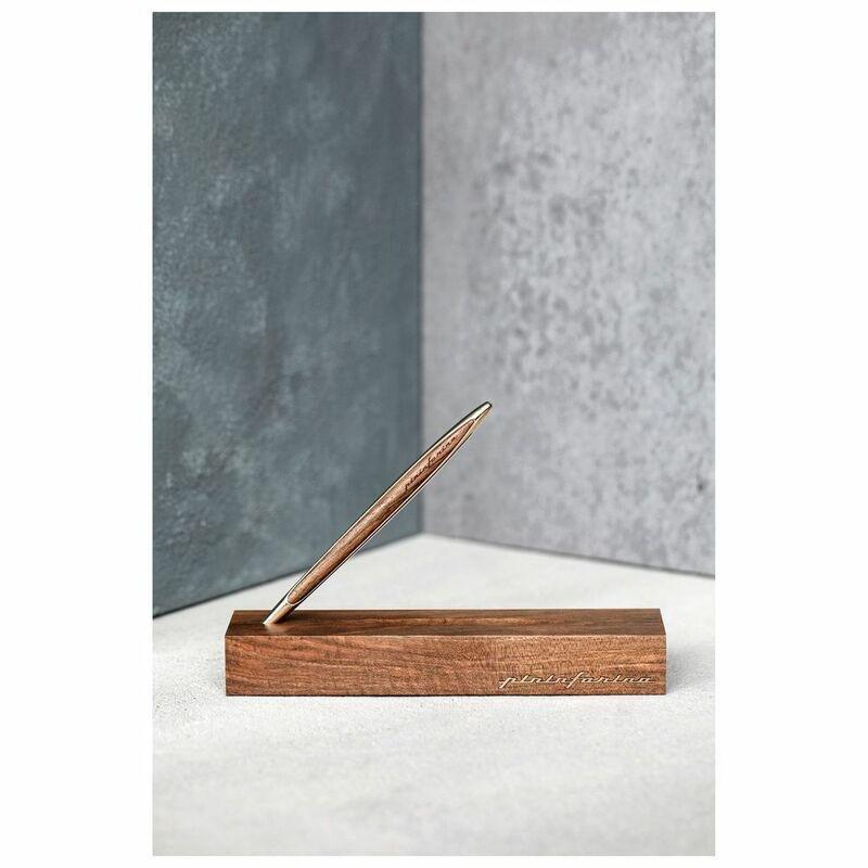 Pininfarina Segno Cambiano Pale Gold Walnut - Gold Edition Inkless Pen - Ethergraf Metal Alloy, , large image number 1