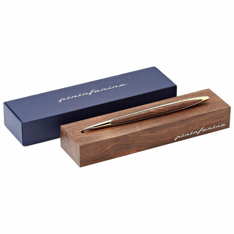 Pininfarina Segno Cambiano Pale Gold Walnut - Gold Edition Inkless Pen - Ethergraf Metal Alloy, , large image number 5